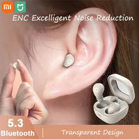 Original XIAOMI SK19 Bluetooth 5.3 Earphones Mini Invisible Sleep TWS Wireless Earphones HIFI Stereo Noise Reduction Microphone