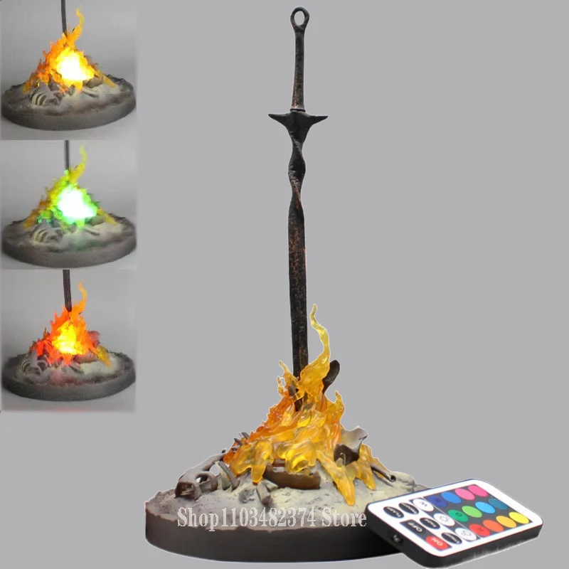 

22cm Anime Legend of Zelda Tears of The Kingdom Game Dark Souls Statue Master Sword Action Figure PVC Collection Decor Model Toy