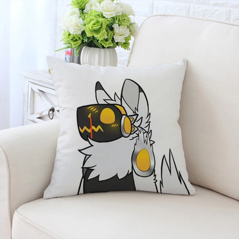 Pillowcase LemondropThe Protogen Square custom double-sided printed sofa cushion cover chair waist cushion headboard cushion