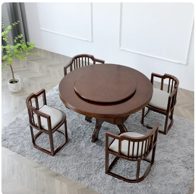 

Solid wood dining table silent mahjong table dual-purpose multi-function mahjong machine