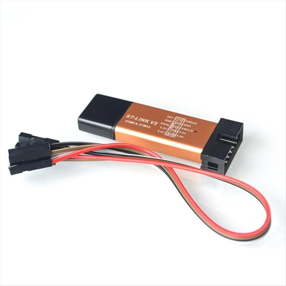 #00R Electronics Accessories,ST-Link V2 Mini STM8 STM32 Simulator Download Programmer Programming (Random Color)