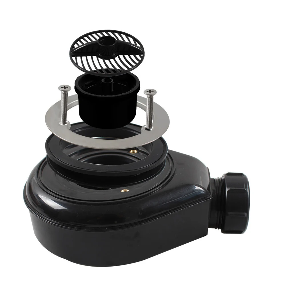 110mm ABS Shower Drain Odor-Preventing & Easy To Install Waste Pipes In Bathrooms Base Drainage Accessories