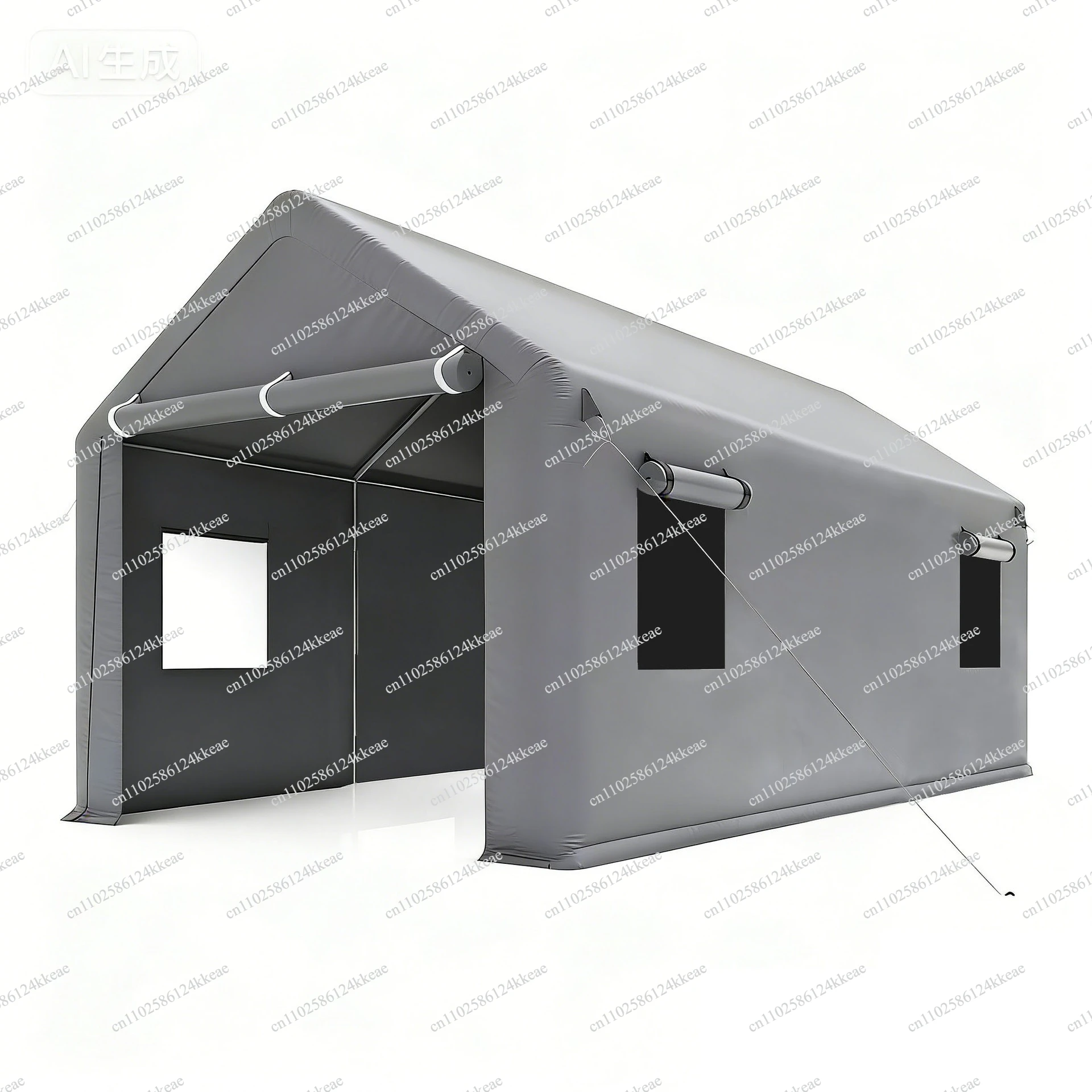 Outdoor Thickened Foldable Convenient PE Cloth Carport Waterproof Coating Household Tent Simple Car Carport