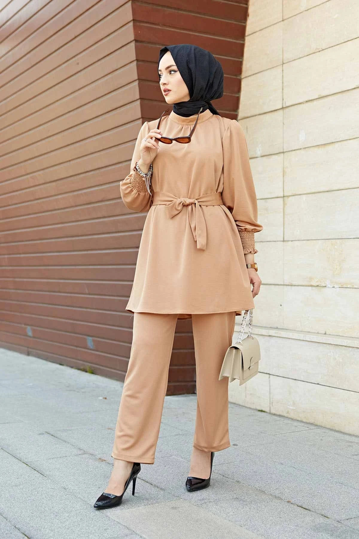 Women's Dual Suit Bottom Top Suit Set Muslim fashion Muslim dress hijab dress Muslim üstleri women suit