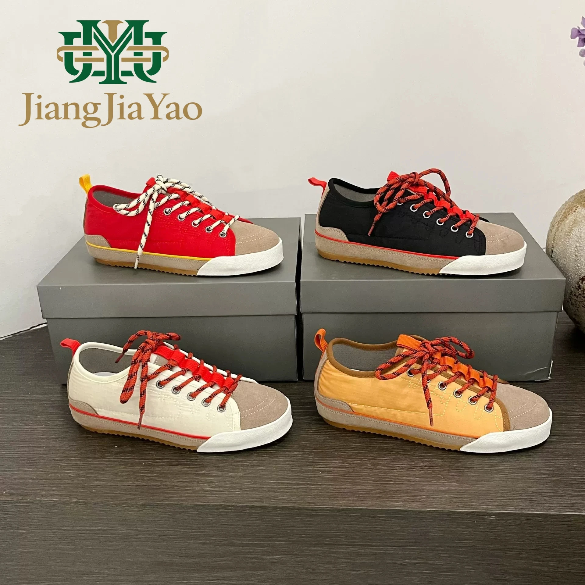 

Fashion Adult Training Shoes Ladies Versatile Casual Board Shoes Lace up Leather Fabric Ultra Light Soft Sole Women's Shoes