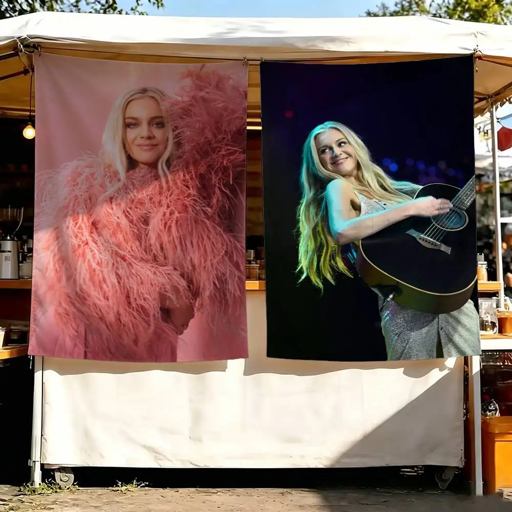 Singer K-Kelsea Ballerini Love S-Sick Flag Digital Printing Banner for Garage Wall Out Door Decoration Tapestry