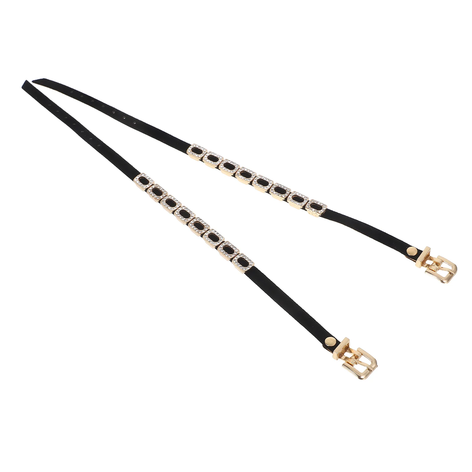 

1Pair Anti-Slip High Heel Shoe Bands Detachable Rhinestone Straps for Sandals Slippers Anti-Drop Loose Shoe Accessories