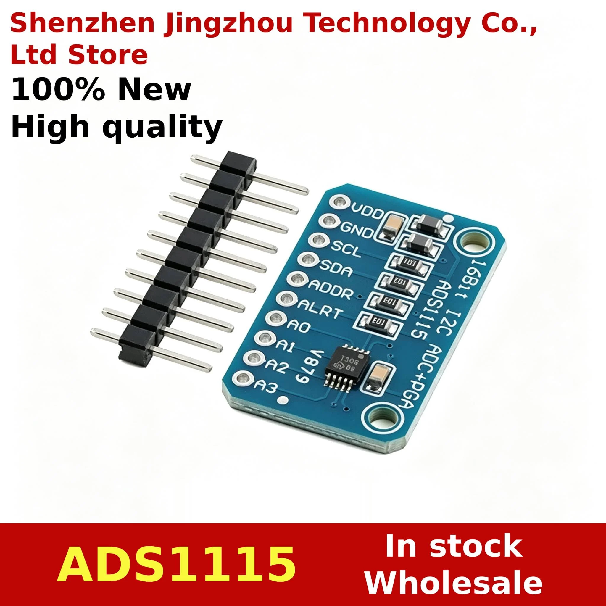 (1/10PCS) ADS1115 ADC Analog to Digital Converter Module with Programmable Gain Amplifier 2.0V To 5.5V 16 Bit I2C for Arduino RP