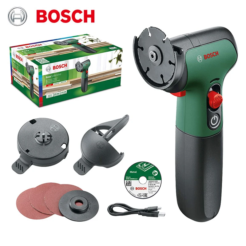 Bosch Easy Cut Grind Cordless Multi Tool 7.2V 2.0Ah Home DIY Mini Cutting Machine