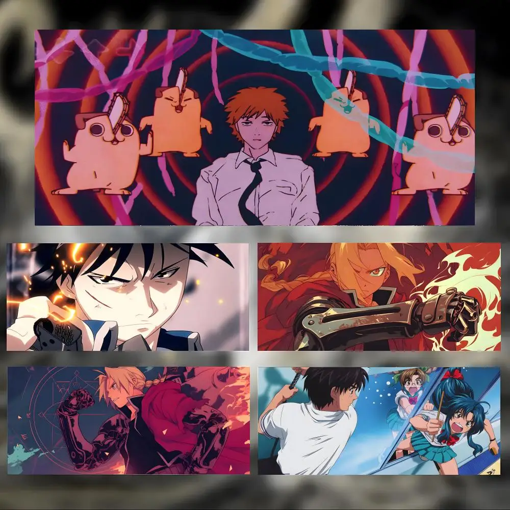 Cool Mecha Anime F-Full Metal Panic! Mouse Pad Large Thick Desk Pad Stitched Edges Gaming Mouse Mat for PC