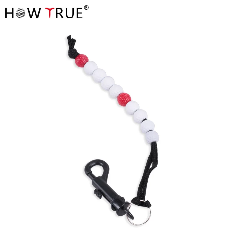 1 pcs Golf Stroke Score Counter Plastic Golf Ball Beads Putt Counter Training Accessories Aids Easy To Use new wholesale