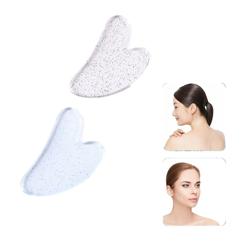 Skin Scraping Resin Gua Sha Massage Board Guasha Plate Face Eye SPA Massager Scrapers Tools For Face Neck Back Body Legs