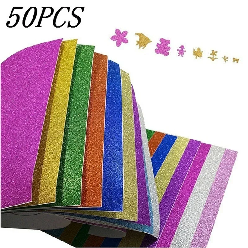 50pcs 10*10cm  Birthday Valentine's Day Gift Pure Color Origami Handmade Paper Heart Mix Colors Romantic for Lovers