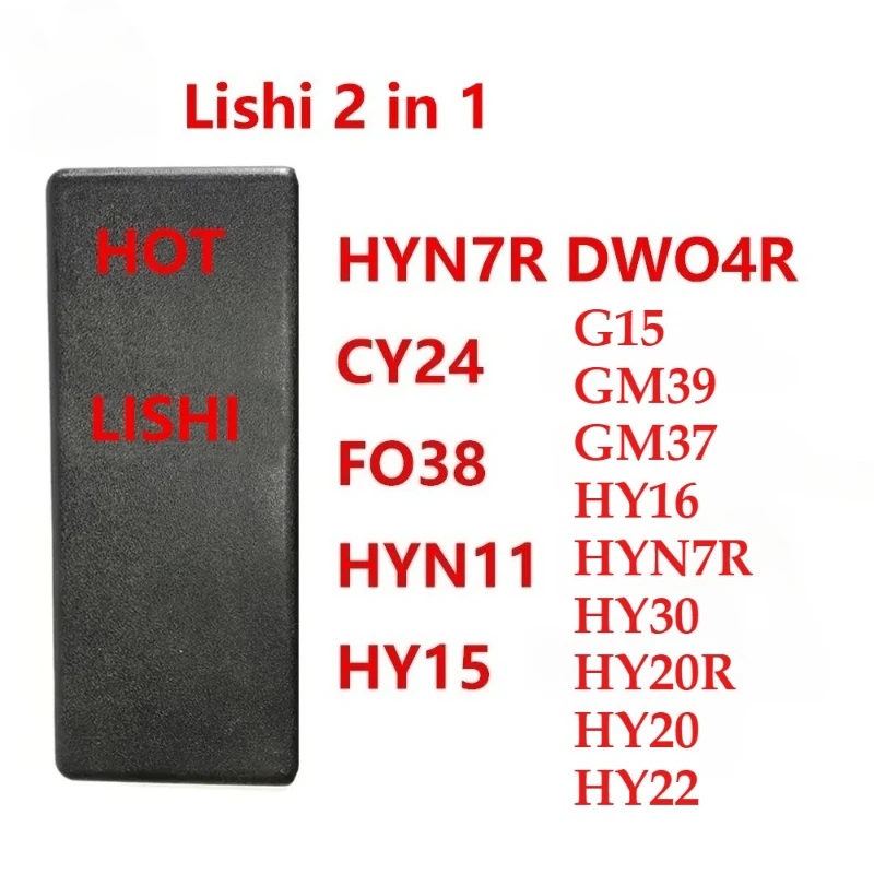 

Repair Tools Ganzua Lishi 2 in1 B111 CY24 DWO4R F038 GT15 GM37 GM39 HON58R HYN11 HY20 HY15 HYN7R HY16 HY17 Lishi Tool Full Set