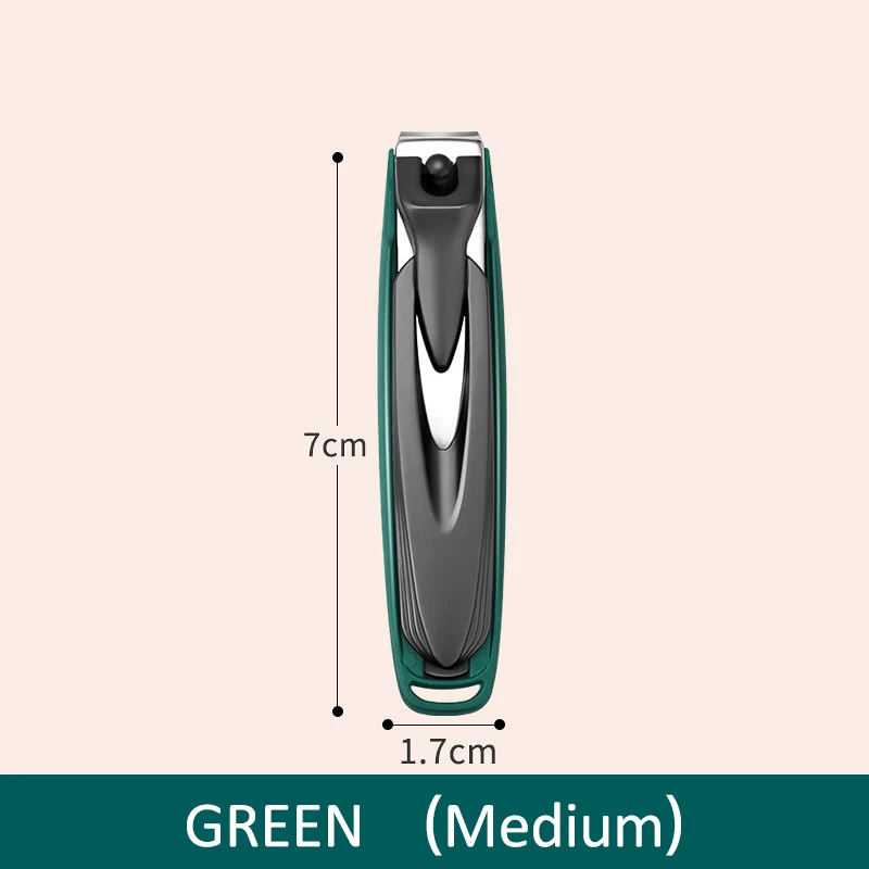 Kleurrijke nagelknipper Anti-splash nagelknipper Afneembaar ontwerp Vingernagelknipper Roestvrij staal manicure nagelgereedschap