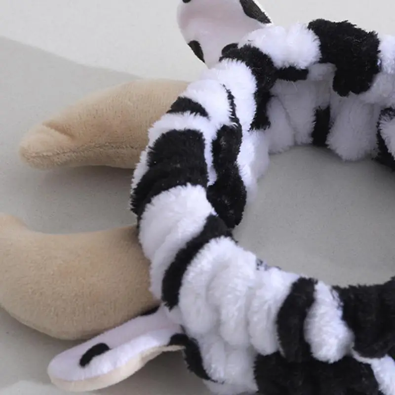 

652F Мультфильм Животные Рог Лук Форма Мыть Лицо Держатель Для Волос Мягкая Повязка на Голову Женская Мода