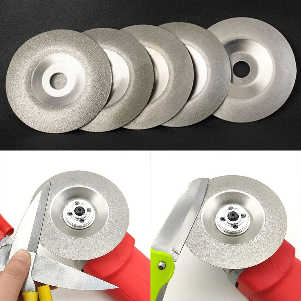 Durable 100MM Connecting Rod Polish Metal Abrasive Disc Diamond Sand Sharpening Stone Slice Angle Grinder Disc Angle grinder