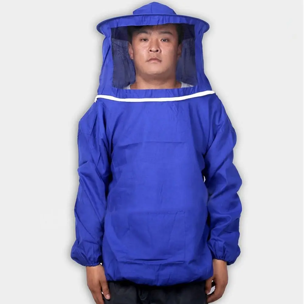 Wear-resisting One Size Bee Keeper Hat Beekeeping Suit Beekeeping Veil Hood Jacket Outfit Anti-Bee Jacket