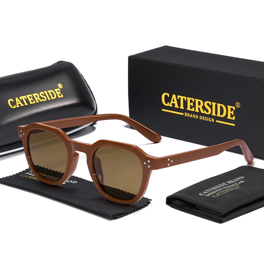 Lunettes de soleil polygonales rétro CATERSIDE 5