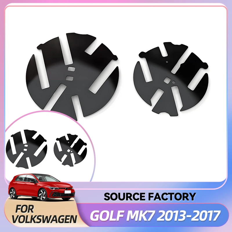 

Подстаканники Горячие антенны для VW Golf MK7 GTI GTD R Rline 2013-2017, сменный значок 138 мм, передняя решетка, логотип, фон + 110 мм T