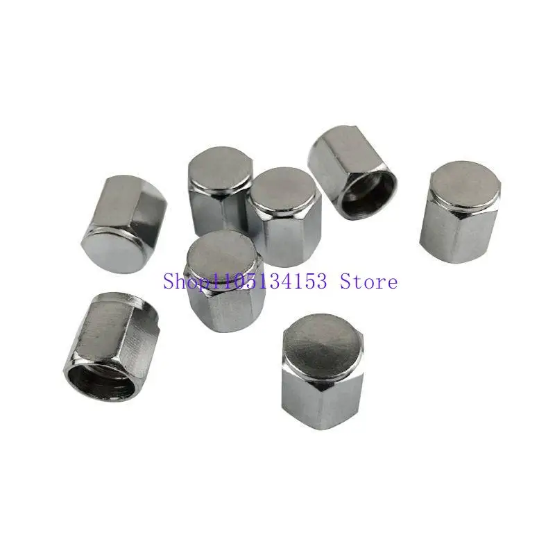 Hg89 8pcs سيارة معدنية شاحنة شاحنة إطارات العجلة لإطارات الإطارات لصمامات الجذعية غطاء الغبار غطاء الهواء قبعة الهواء للدراجة