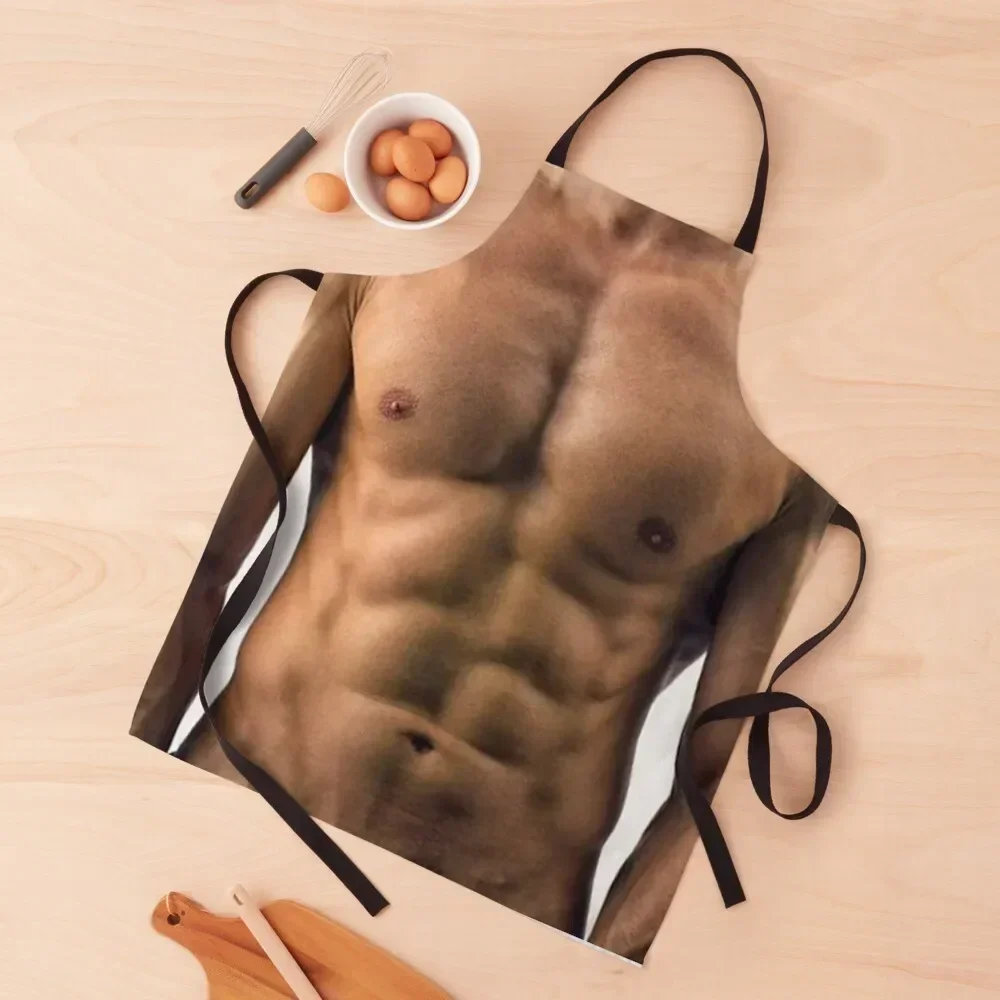 

Muscle Man 6 pack abs Apron Kitchen And Home Items for kitchen useful Art For Man Apron