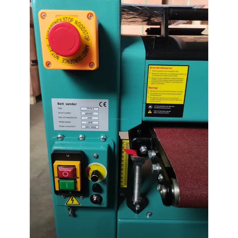 Hot Selling 46cm Double Sided Polished 92cm Belt Sander Woodworking Drum Sander with Bracket and Plug