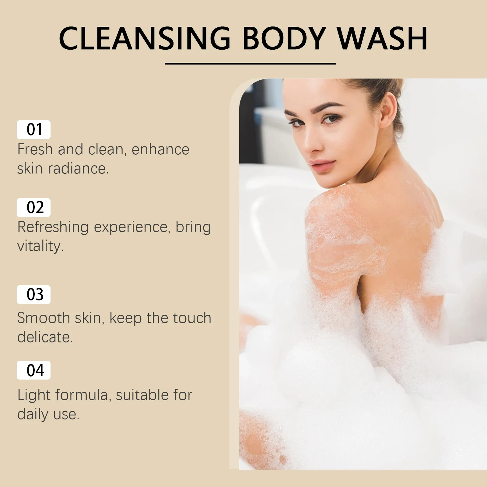 100ml Fragrance Shower Gel Body Clean Moisturize Exfoliator Body Wash Oil Control Repair Dry Rough Skin Smooth Bath Gel