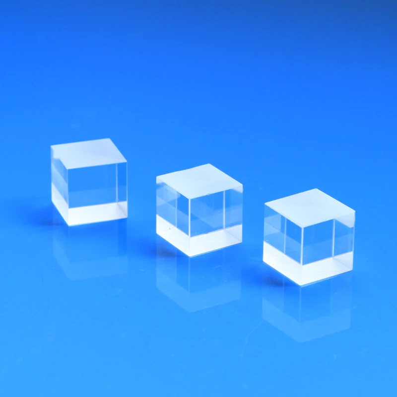 PBS Cube 5/10/12.7/15/20/25.4mm,600-1100nm Polarizing Beamsplitter Cube, Tp:Ts1000:1, λ/10 Flatness, 40-20 S/D, PhotonEdge
