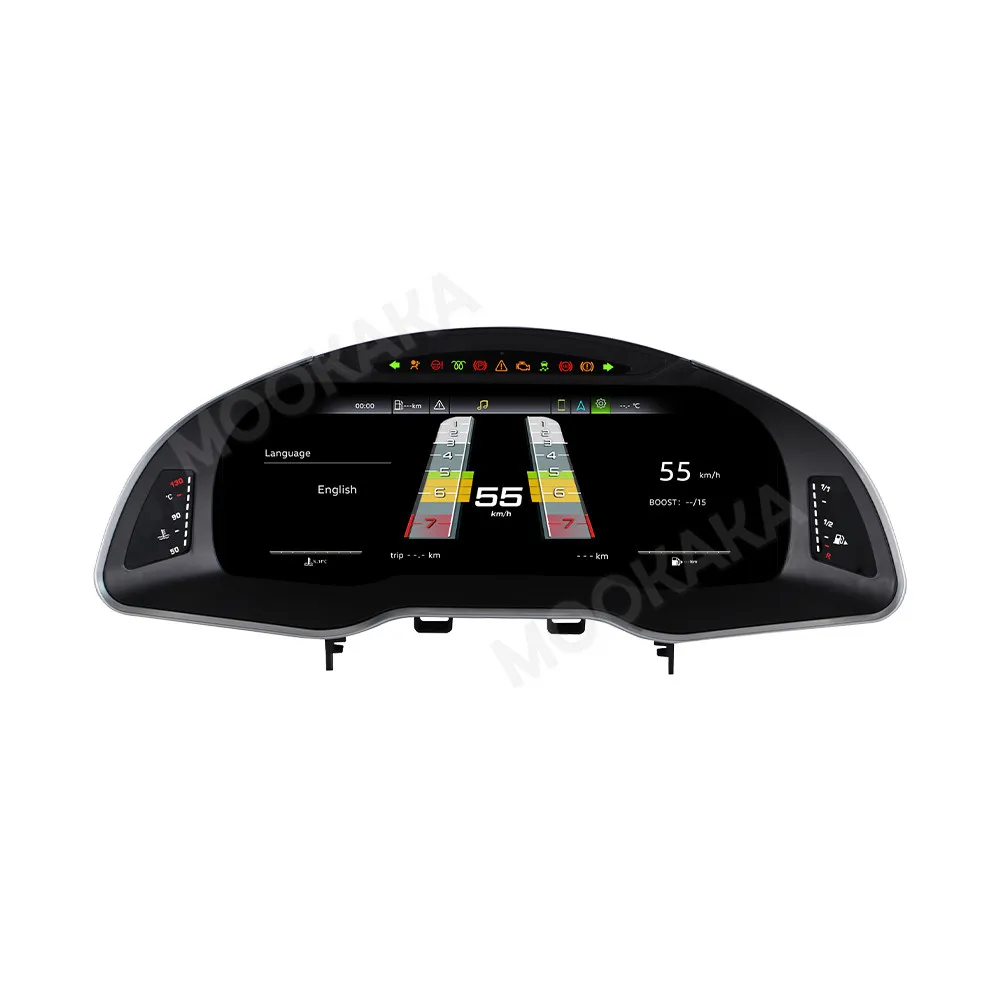 For Audi R8 2007-2015 Car LCD Dashboard Digital Cluster Virtual Cockpit Instrument Speedometer Multifunctional Screen