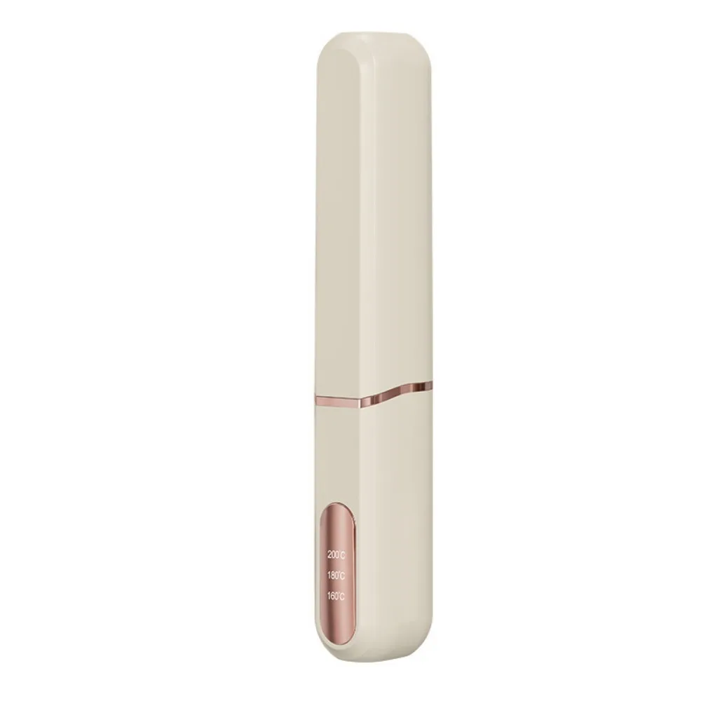 Wireless Hair Straightening Comb LCD Display Rechargeable Electric Hair Straightener Type-C 3 Speed Temperature
