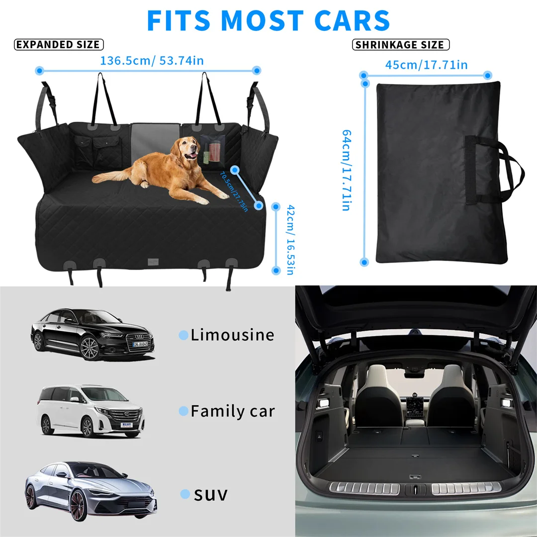 Waterproof Dog Car Seat Cover 6