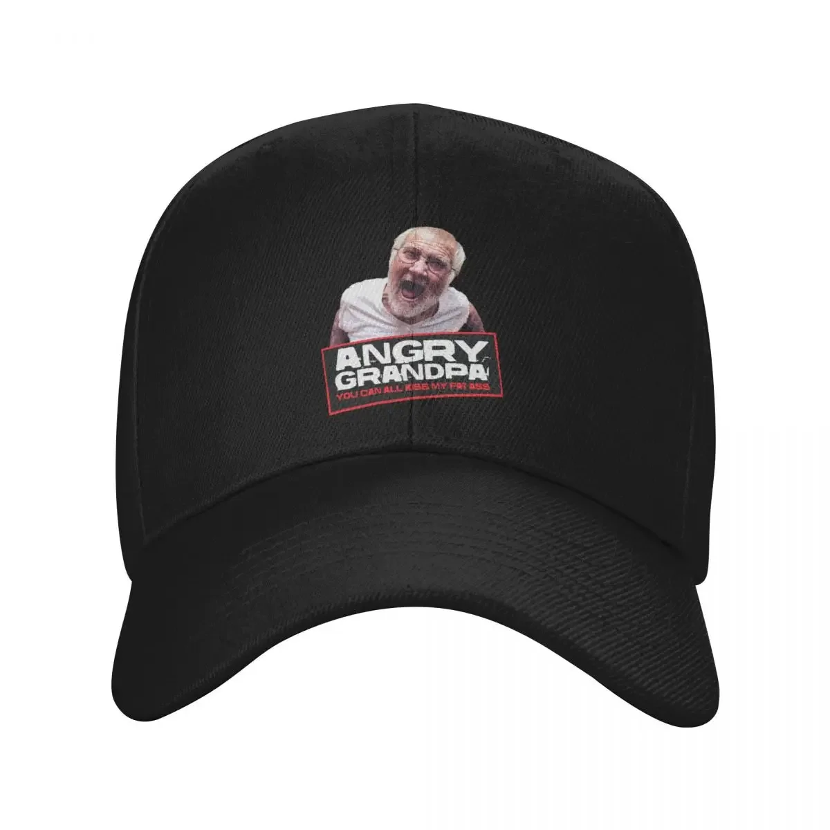 

angry grandpa Baseball Cap Mountaineering Fishing cap fun hats Elegant Women's Hats Men's