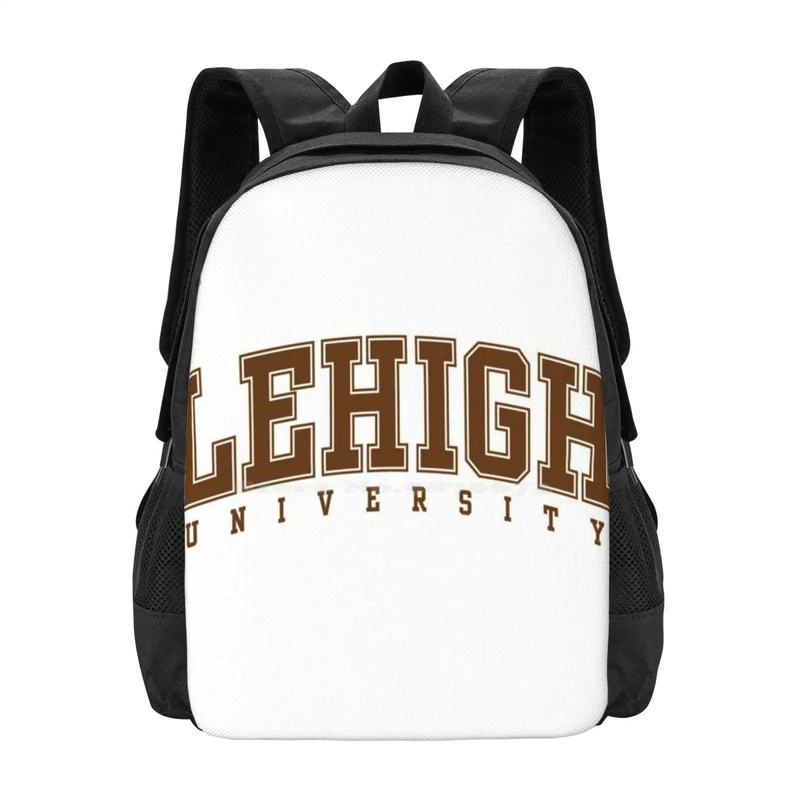 Lehigh University Pattern Design Bagpack School Bags Lehigh University College Division 1 School Desales University Party