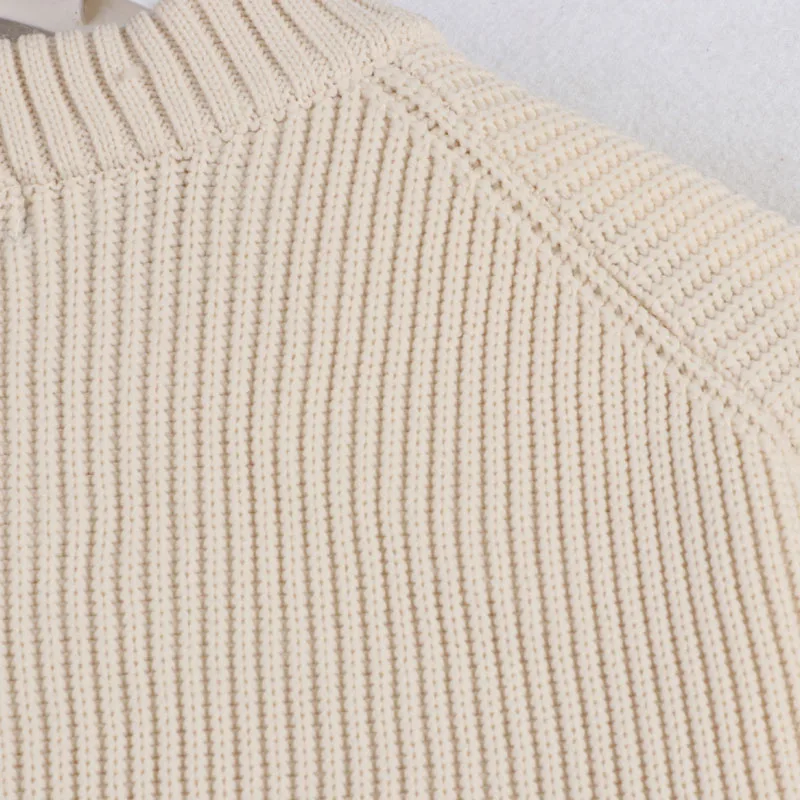 Sunine Home Oversize ronde Ne Knitwear Losse damestrui Halflange Sweet Sle Winter Nieuwe collectie Grote maat