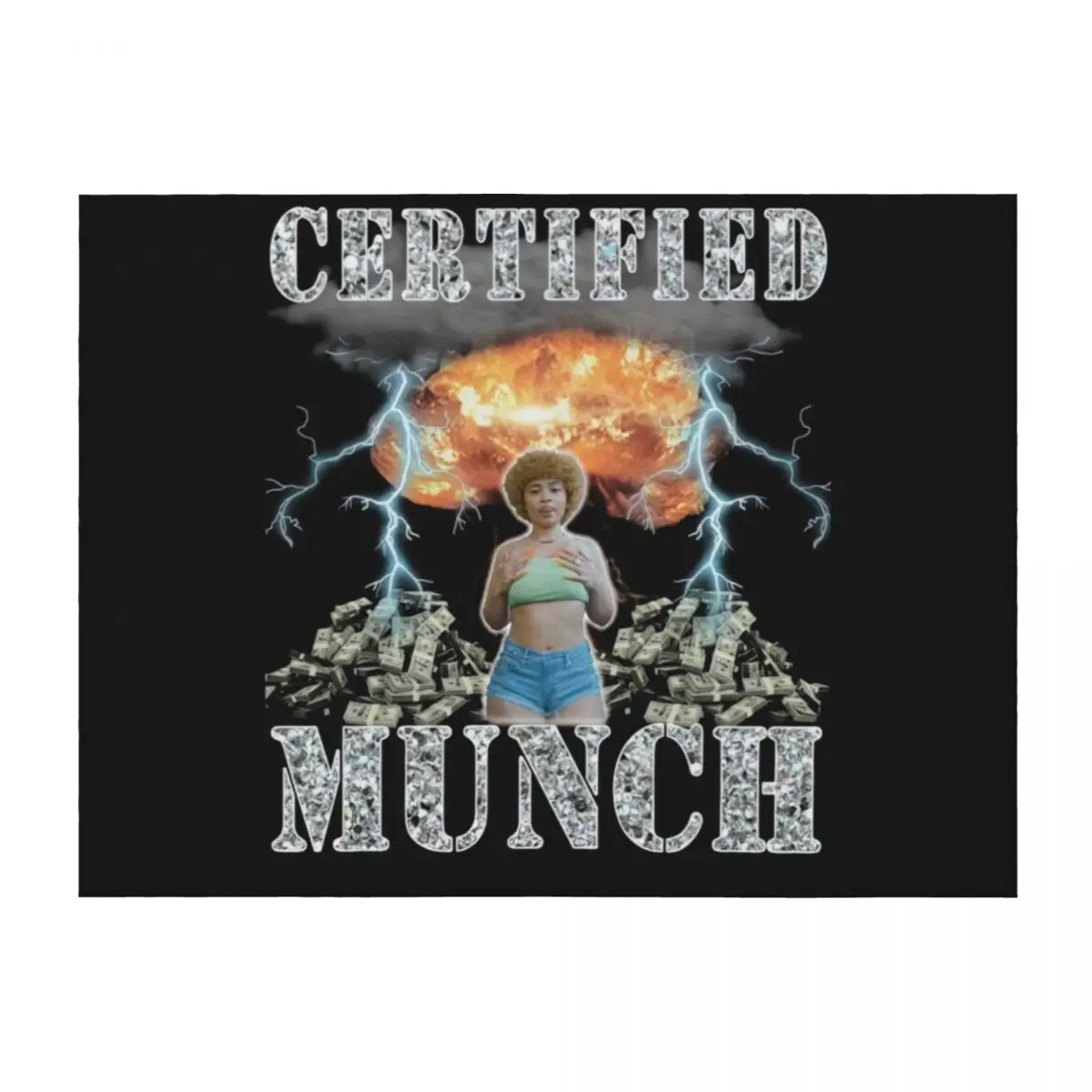

Certified Munch Throw Blanket Picnic Polar Luxury St Camping Blankets