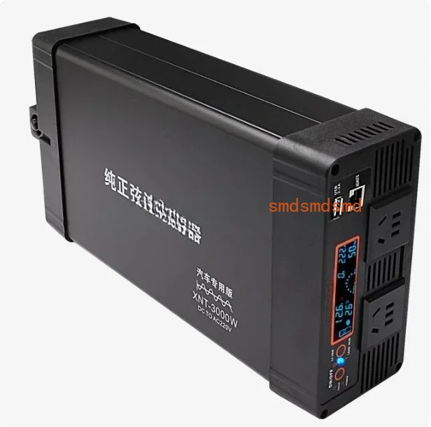 Pure sine wave inverter 12v to 220v real estate cargo car 3000W high power converter