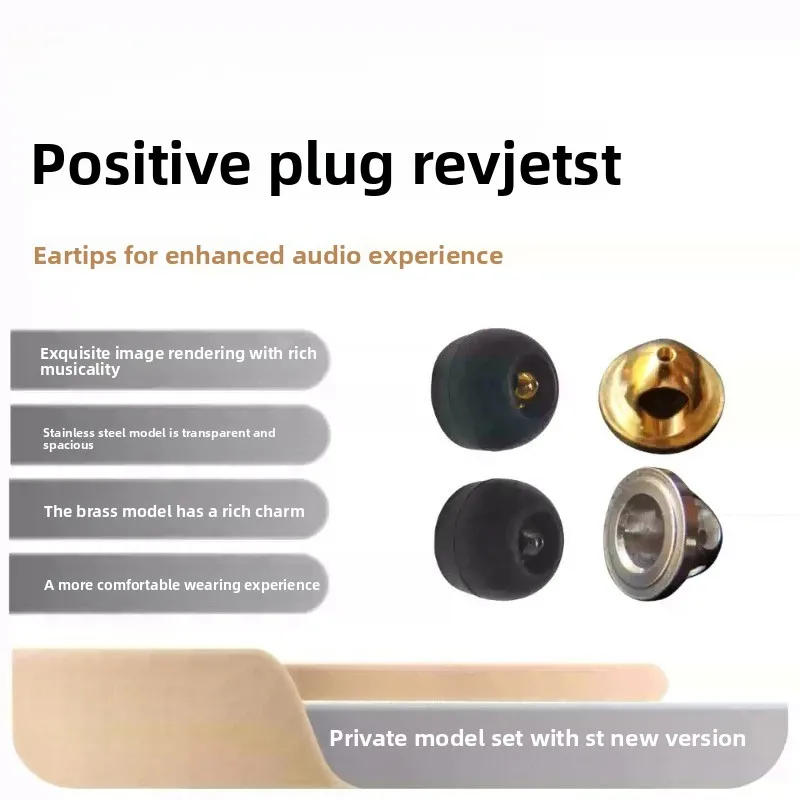 For LIZERLAB JIJU REVJET ST Eartips, Reverse-Insert Silicone Eartips for Precise Sound Localization
