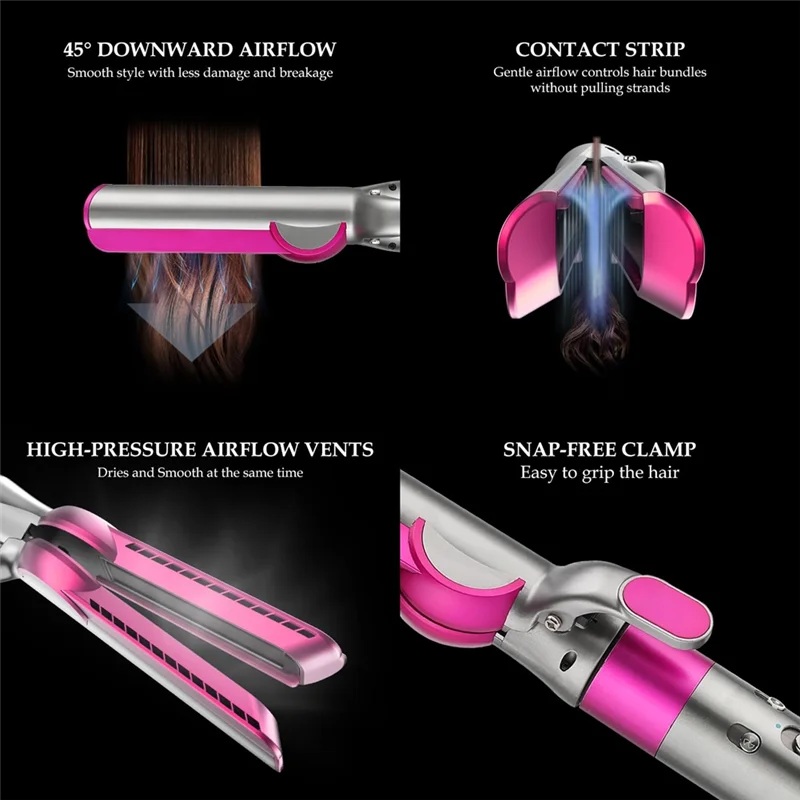 AB43-Styler HS01 HS05 HS08 Compatible Pre-Styling Dryer& Airflow Attachment For Dyson Airwrap For Smooth Hair Style And Curling