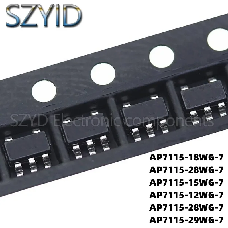 

100PCS SOT23-5 AP7115-18WG-7 AP7115-28WG-7 AP7115-15WG-7 AP7115-12WG-7 AP7115-28WG-7 AP7115-29WG-7