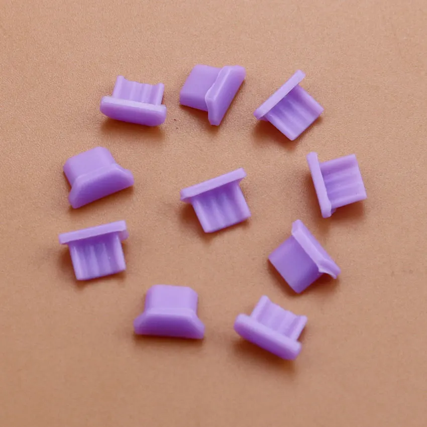 JCD 10pcs Micro USB Universal Charging Port Silicone Dust Plugs Protector Cover For Xiaomi Samsung Dustproof Dustplug Cap