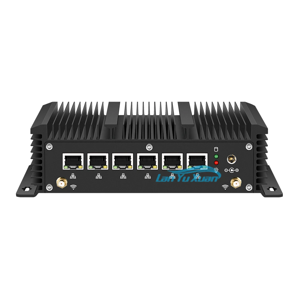 XCY-Mini PC P95.ense 6 LAN, 3865U, 2955U, i5, 4200U, i7, 4500U, Pare-feu, Sans Explosion, Serveur, Routeur Souple, COM, 4 x USB