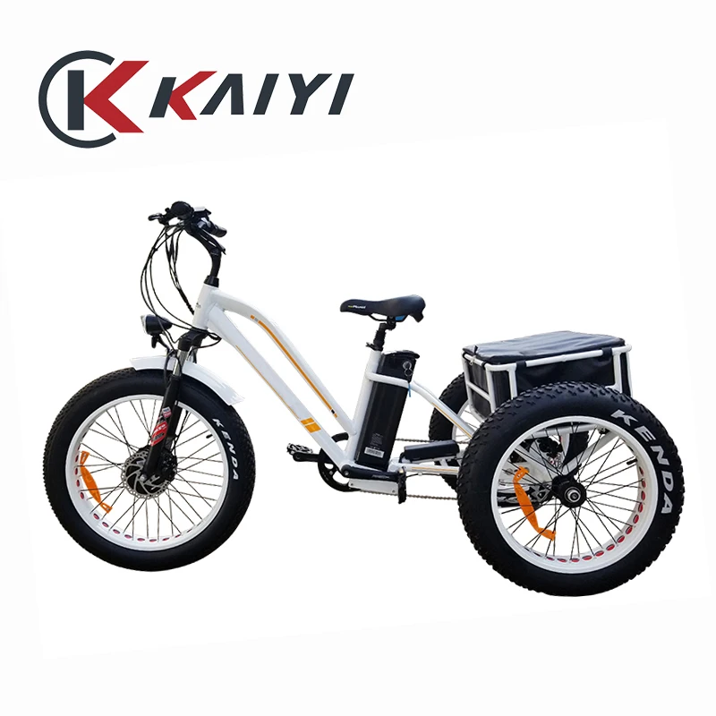 KAIYI best selling high quality trike small MOQ 36V/48V 32km/h electric tricycle adults