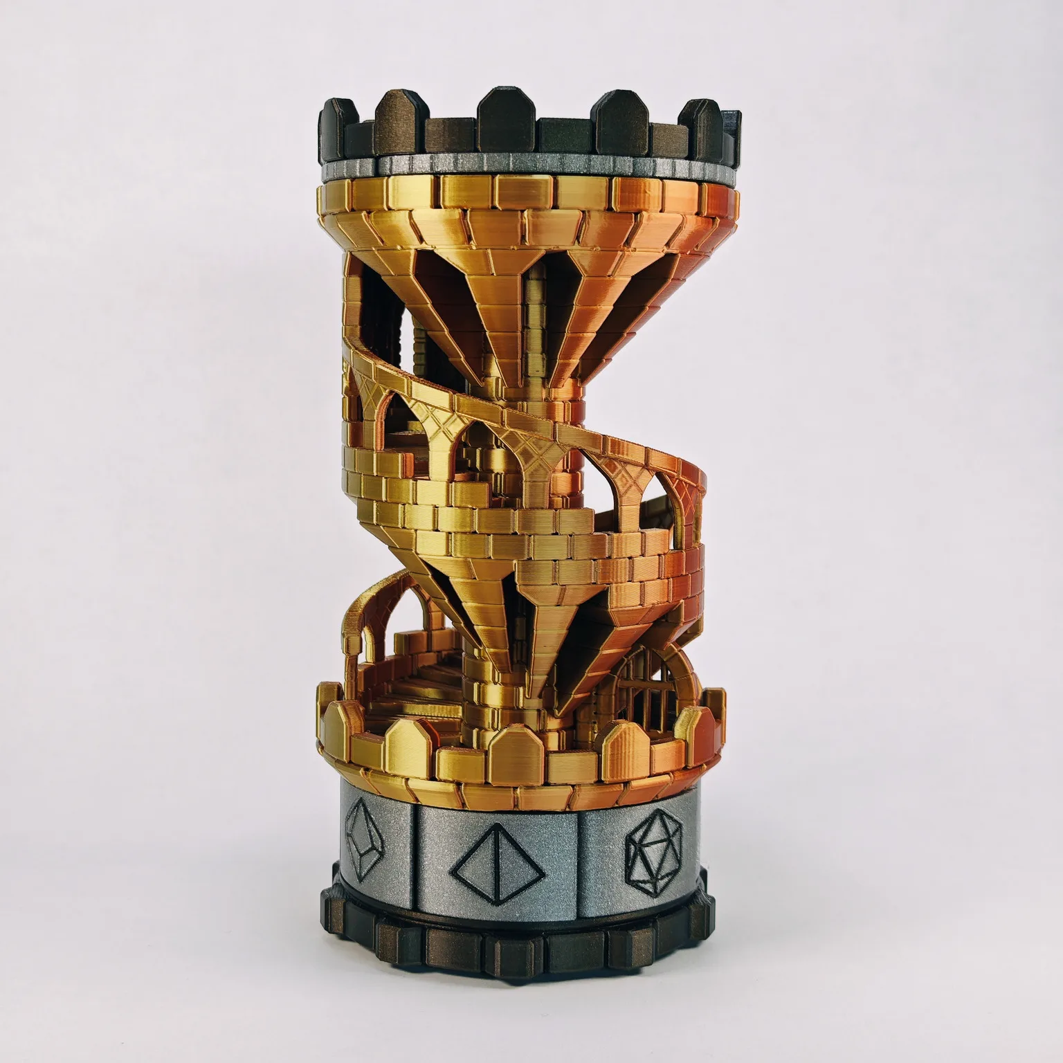 

Механическая башня Dice Tower Dungeons & Dragons Dice Tower Rolling Dice Tower для настольных игр DND с 3D-печатью