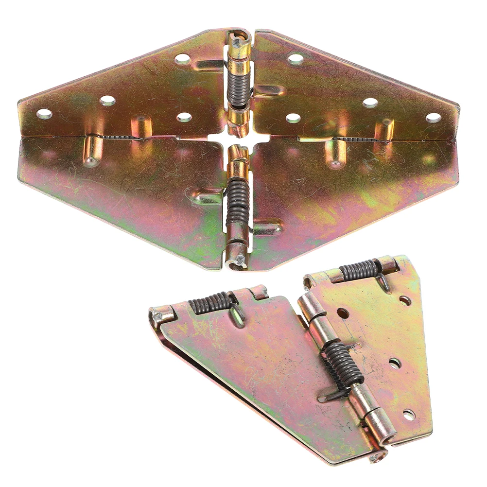 

2pcs Butterfly Hinge Heavy Duty Iron Folding Table Hinge Spring Lock For Drop Leaf Tables Wall Mounted Shelves Coffee Tables