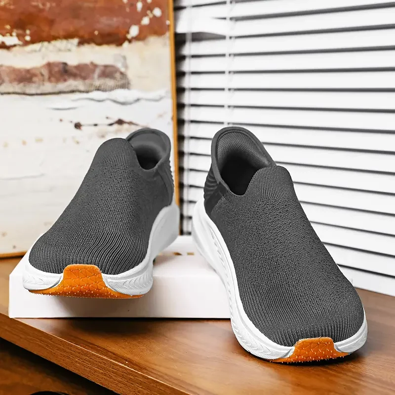 Herren-Slipper Barfußschuhe Übergröße Breiter Zehenbereich Zero Drop Rutschfeste Wanderschuhe Atmungsaktive Outdoor-Laufschuhe – Detail 5