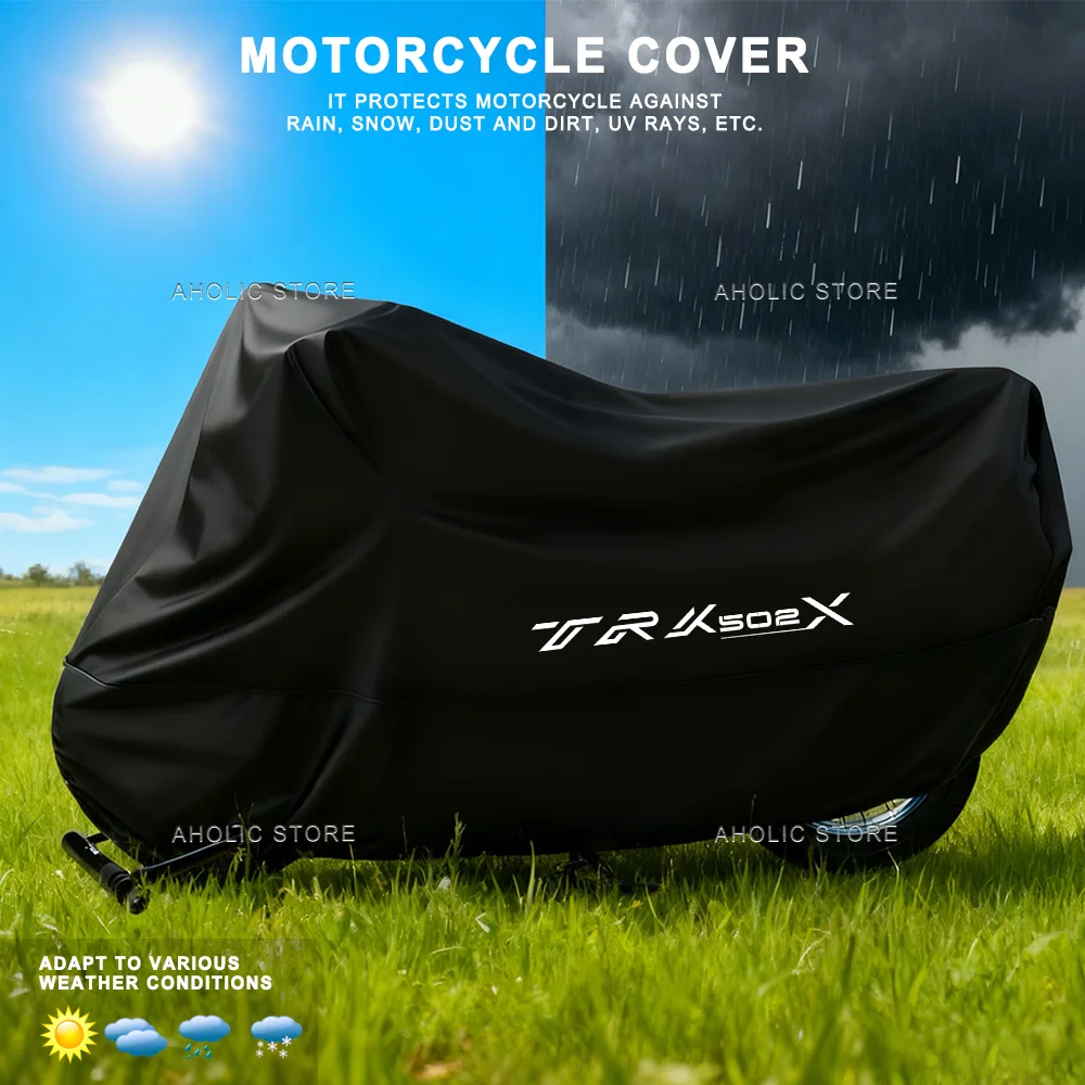 for Benelli TRK502X TRK 502 X Motorcycle Cover Dustproof Anti Fouling Outdoor UV Protection Rain Covers