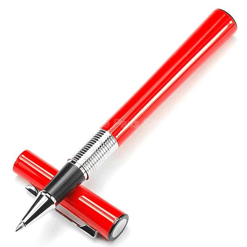 

Jinhao Red & Silver Brand New Roller Ball Pen JR702