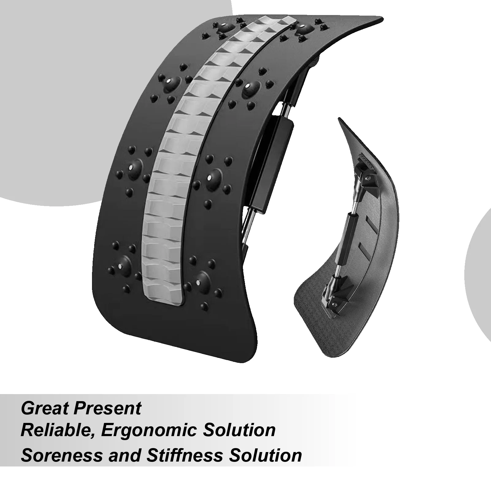 

Back Stretcher Waist Support Relieving Board Adjustable Back Stretcher Massager For Workout Recovery Sleeping Car Pilates Bed