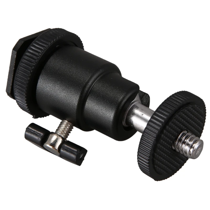 برغي الكاميرا، 42 قطعة 1/4 بوصة 3/8 بوصة محول مسامير ملولبة 1/4 بوصة محول الحذاء الساخن جبل مجموعة رأس كرة الكاميرا